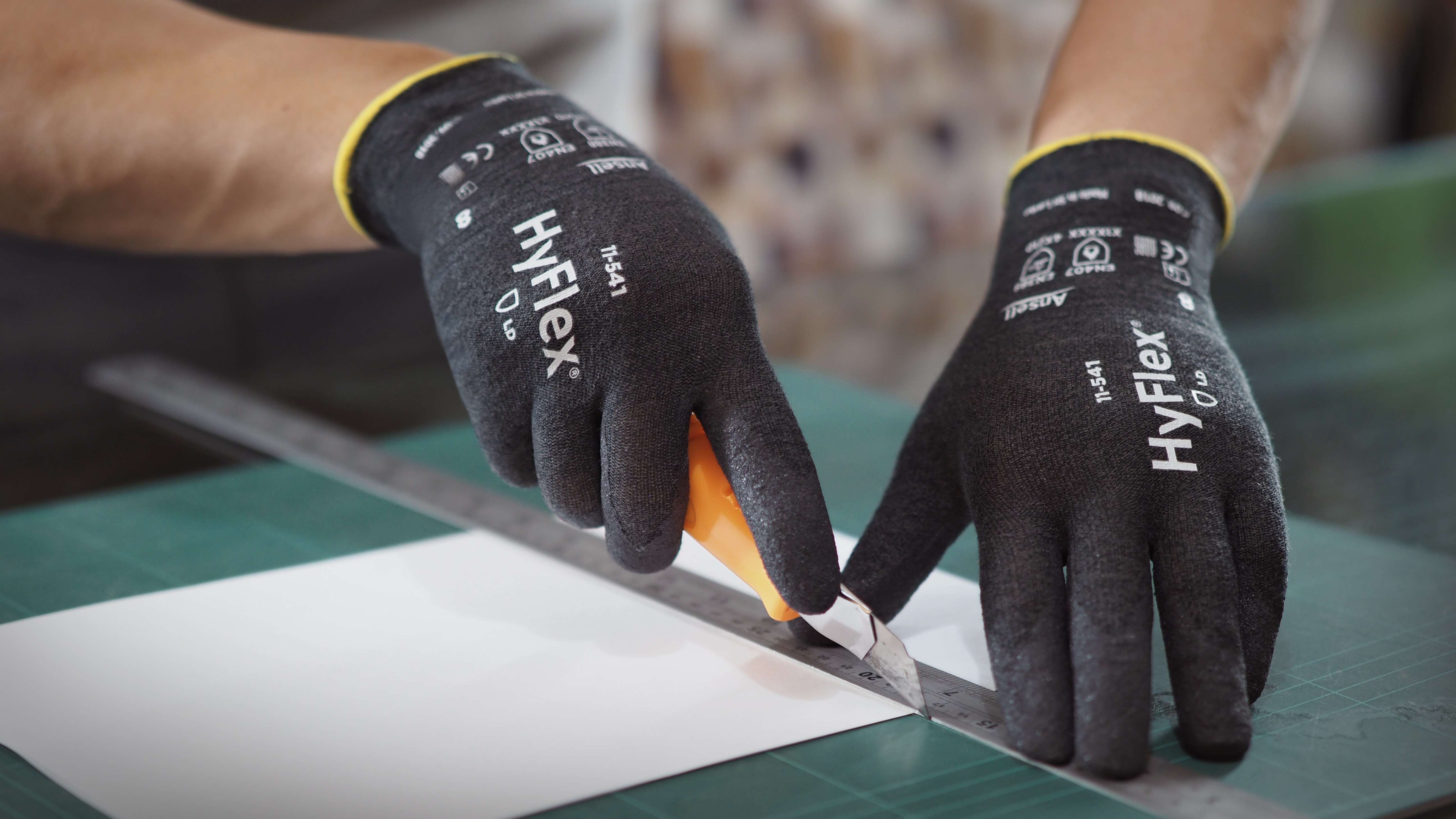 Ansell&reg; Hyflex&reg; Lightweight Cut-Resistant Industrial Gloves